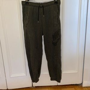 Cropped sweatpant joggers
